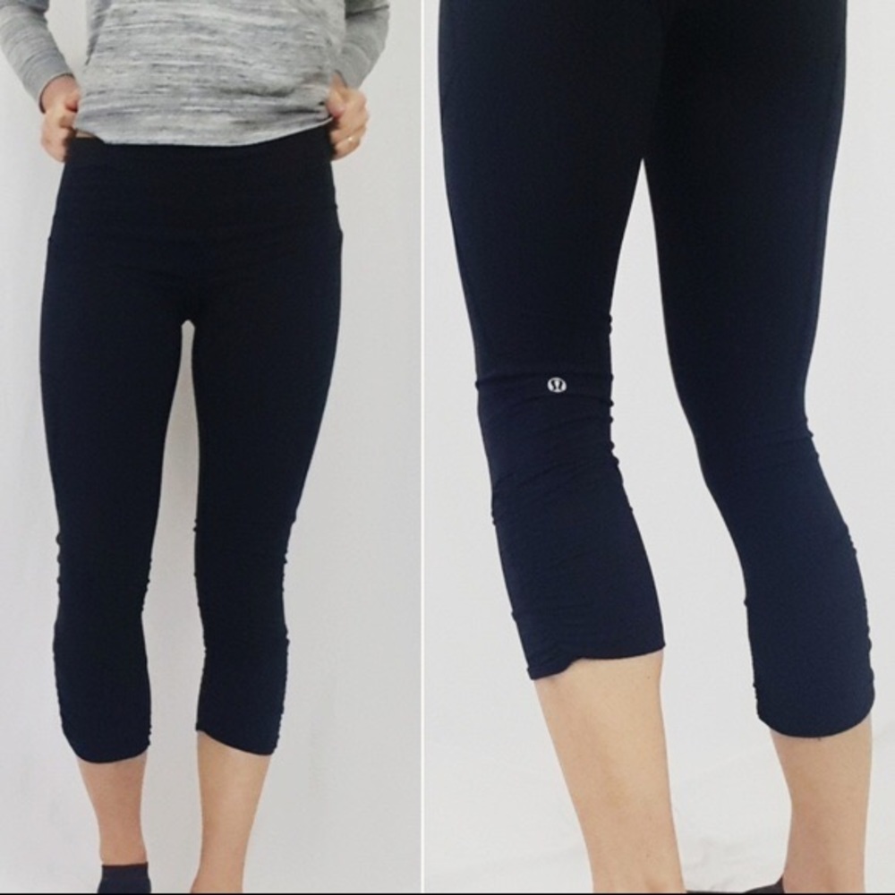 Grey Lululemon capris